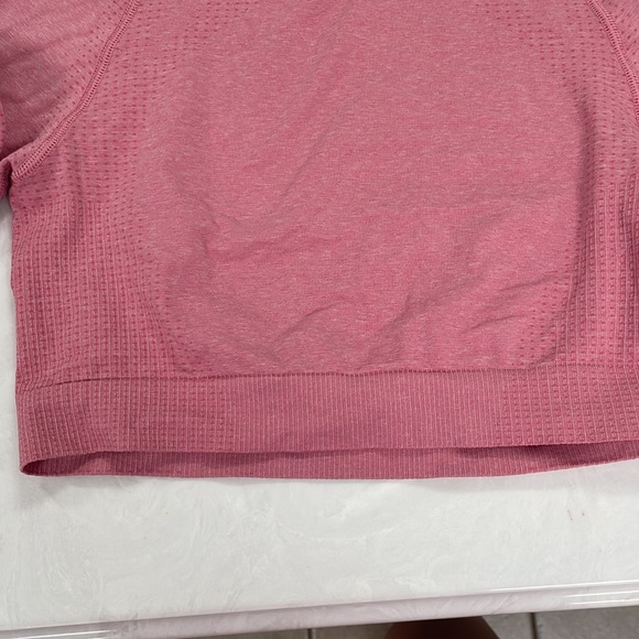 Gymshark Pink Vital Seamless Long Sleeve Workout Top - Picture 8 of 8